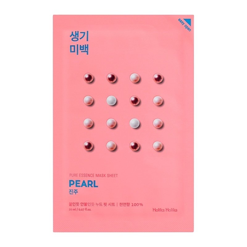 Holika Holika Pure Essence Mask Sheet Pearl – veido kaukė